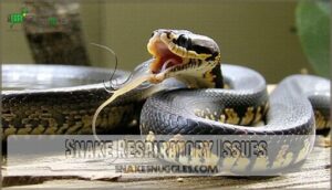 snake respiratory issues