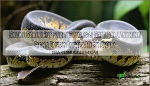 snake scale rot early stages