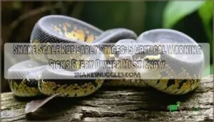 snake scale rot early stages