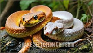 snake selection criteria