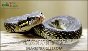 snake sick behavior