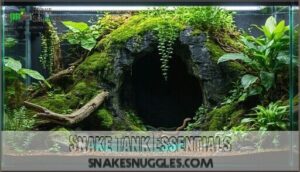 snake tank essentials
