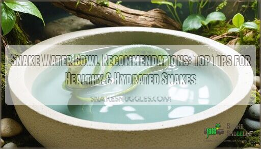 View of Snake Water Bowl Recommendations: Top Tips for Healthy & Hydrated Snakes