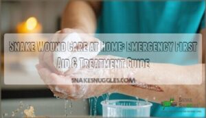 snake wound care at home