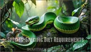 species-specific diet requirements