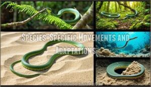 species-specific movements and adaptations
