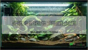 species specific requirements