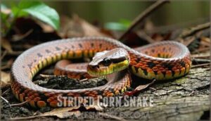 striped corn snake