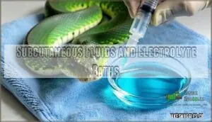 subcutaneous fluids and electrolyte baths subcutaneous fluids and electrolyte baths
