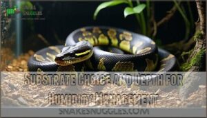 substrate choice and depth for humidity management