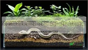 substrate layer depth and replacement substrate layer depth and replacement