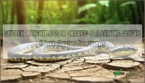 sudden weight loss in snakes
