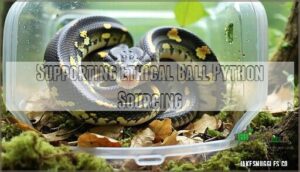 supporting ethical ball python sourcing