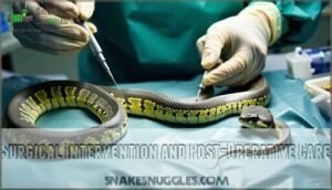 surgical intervention and post-operative care