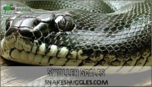 swollen scales