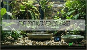 tank and enclosure costs