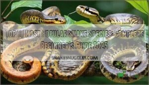 top 10 most popular snake species