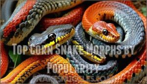 top corn snake morphs by popularity