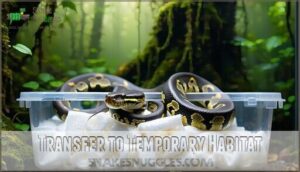 transfer to temporary habitat