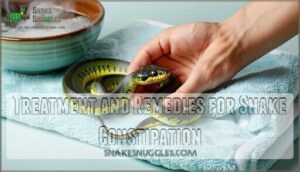 treatment and remedies for snake constipation