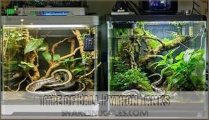type of ball python tanks