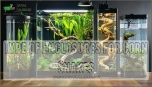 type of enclosures for corn snakes type of enclosures for corn snakes