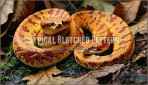 typical blotched pattern