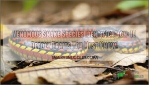 venomous snake species identification