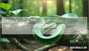 vitamin e deficiency and muscle weakness