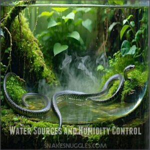 water sources and humidity control