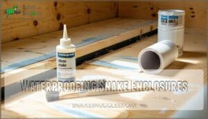 waterproofing snake enclosures