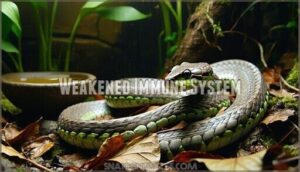weakened immune system