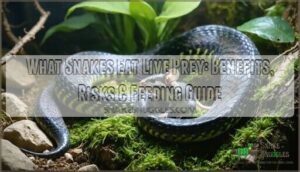 what snakes eat live prey