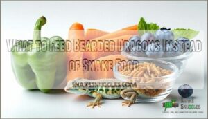 what to feed bearded dragons instead of snake food