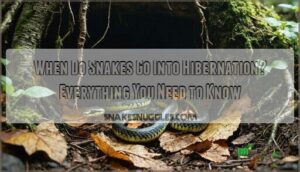 when do snakes go into hibernation