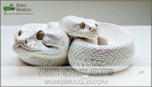 white chalky urates