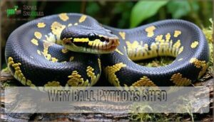 why ball pythons shed