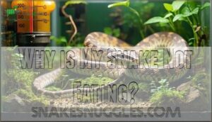 why is my snake not eating