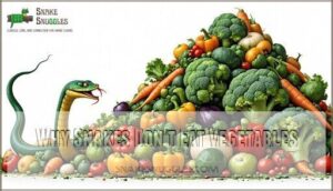 why snakes don't eat vegetables