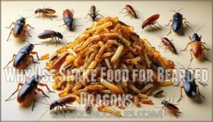 why use snake food for bearded dragons