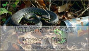 wild caught prey and potential risks