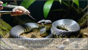 woma python feeding