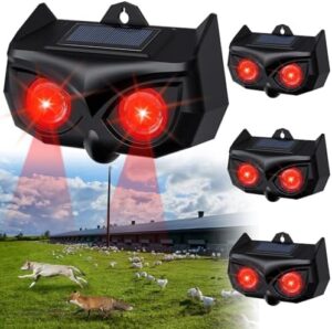 4 Pack Solar Nocturnal Animal B0CWKBPFQP