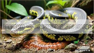 abnormal boa constrictor poop colors