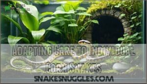 adapting care to individual corn snakes