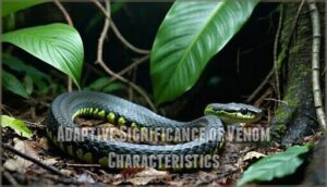 adaptive significance of venom characteristics