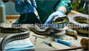 administering medication if necessary