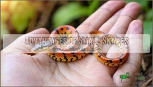 advantages of small snakes