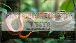 age and size impact on fasting tolerance
