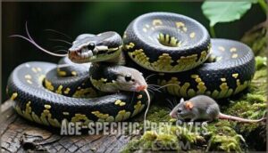 age-specific prey sizes